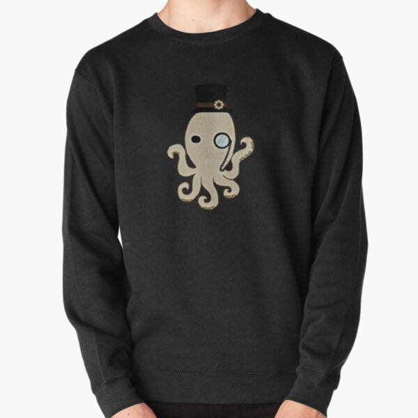 Steampunk Octopus Pullover Sweatshirt