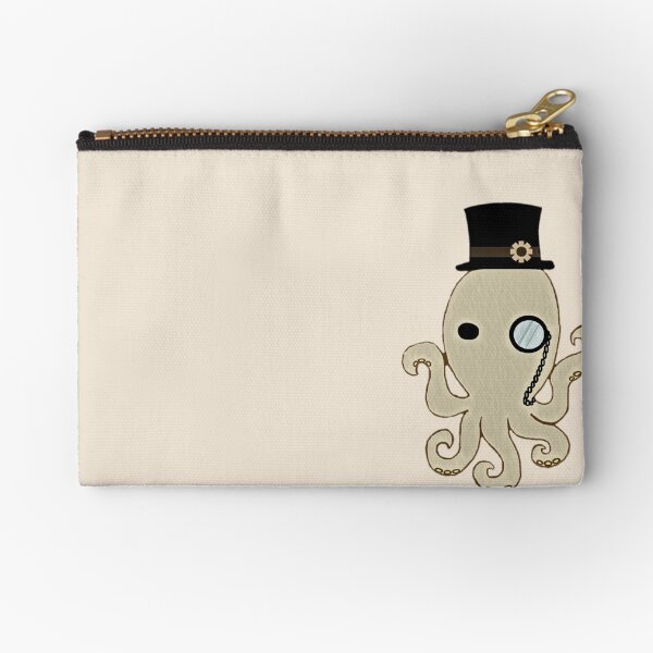 Steampunk Octopus Zipper Pouch