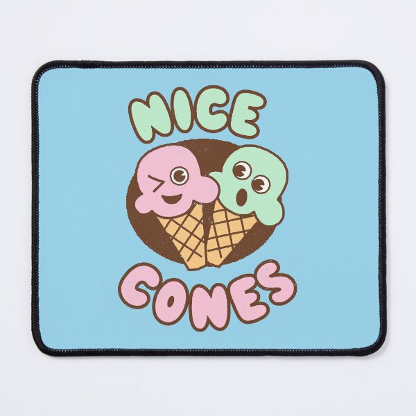 Item preview, Cheeky Winking Ice Cream - Nice Cones - Funny Food Pun Dad Jokes designed and sold by WeirdPunderful.