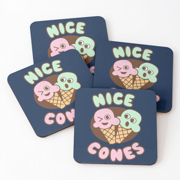 Item preview, Cheeky Winking Ice Cream - Nice Cones - Funny Food Pun Dad Jokes  designed and sold by WeirdPunderful.
