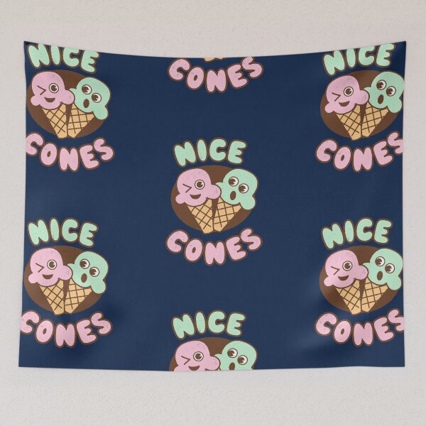 Item preview, Cheeky Winking Ice Cream - Nice Cones - Funny Food Pun Dad Jokes designed and sold by WeirdPunderful.