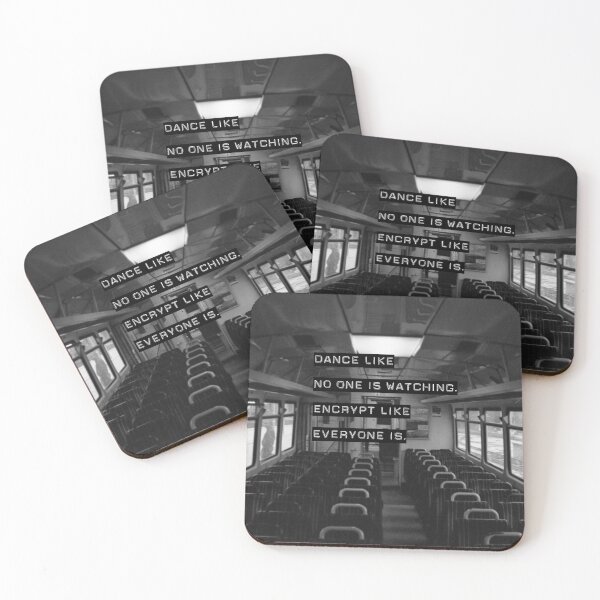 Item preview, Encrypt like everyone is watching (B&W BG) designed and sold by MesteMonokrom.