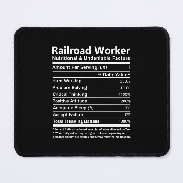 Item preview, Railroad Worker T Shirt - Nutritional And Undeniable Factors Gift Item Tee designed and sold by alishabvrstella.