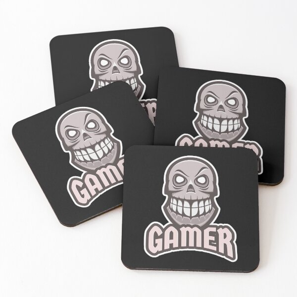 Item preview, Gamer with Smiling Skull designed and sold by PRIVARSHU.