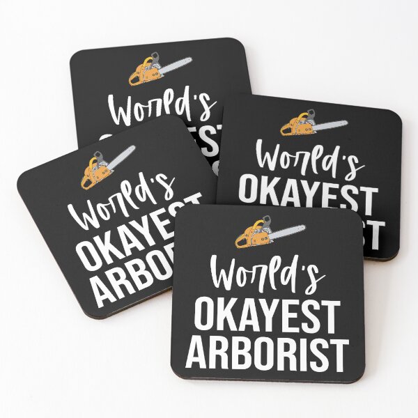 Item preview, World's Okayest Arborist: Tree Surgeon Climber, Funny Arborist Gift designed and sold by Adexyl.