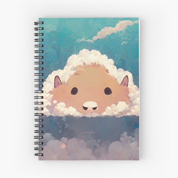 Item preview, Kawaii Capybara Animal In The Clouds  designed and sold by Pet Shelter.