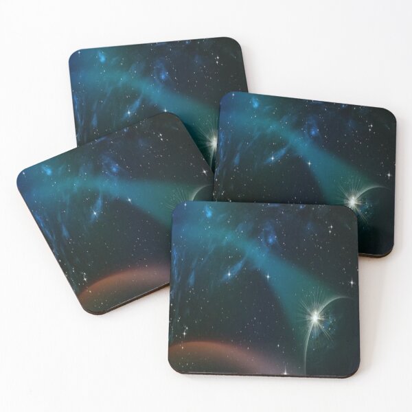 Item preview,   Cool blue nebula galaxy outer space Universe designed and sold by BEAUTY ⭐⭐⭐⭐⭐.
