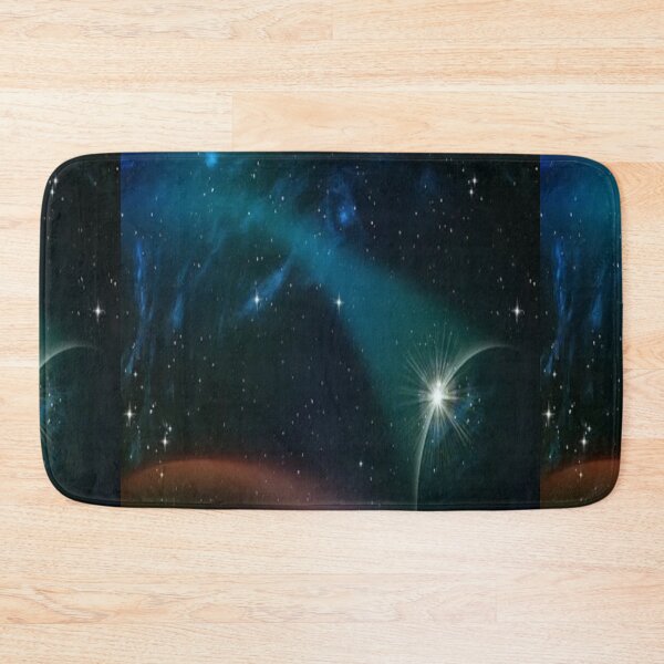 Item preview,   Cool blue nebula galaxy outer space Universe designed and sold by BEAUTY ⭐⭐⭐⭐⭐.