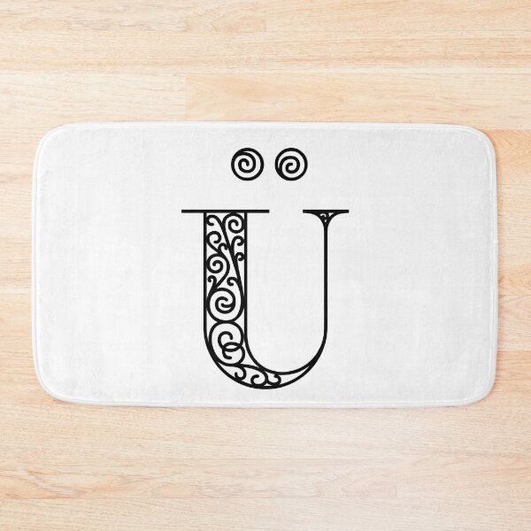 Item preview, Ü - U Umlaut Letter Pretty Font designed and sold by trendingatees.