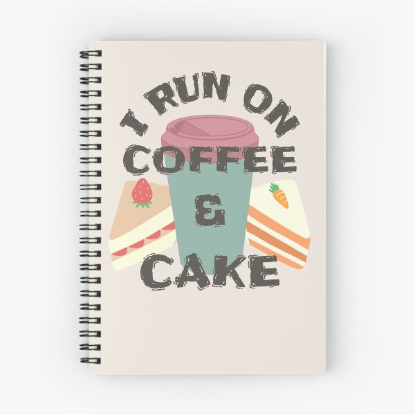 Item preview, I Run On Coffee And Cake, Cool Coffee And Cake Fan Slogan designed and sold by TrulyEpoque.
