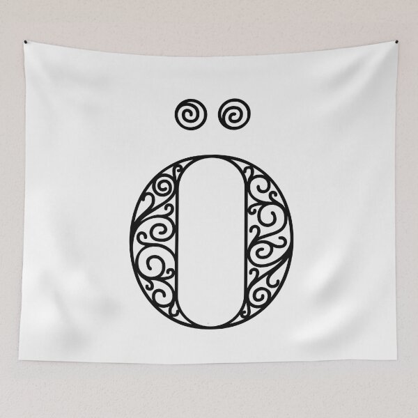 Item preview, Ö - O Umlaut Letter Nice Font designed and sold by trendingatees.