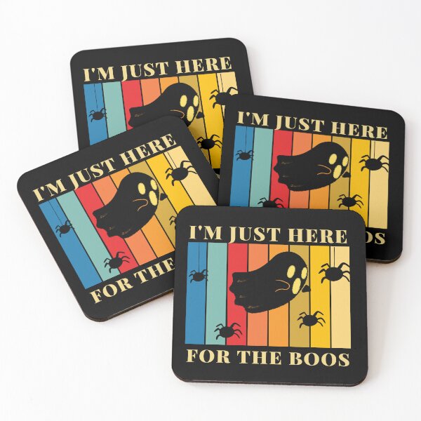 Item preview, I'M JUST HERE FOR THE BOOS RETRO VINTAGE designed and sold by SAFREN.