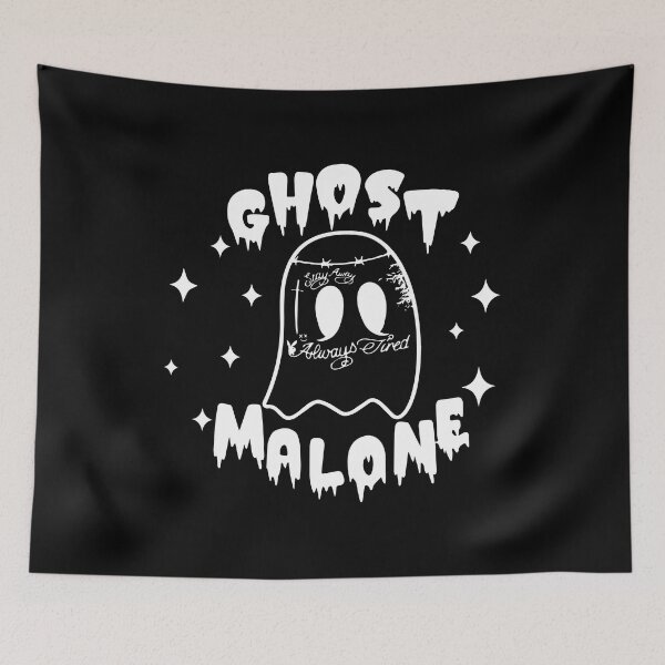 Item preview, Ghost Malone Funny Ghost Halloween designed and sold by SpookySeasonTee.