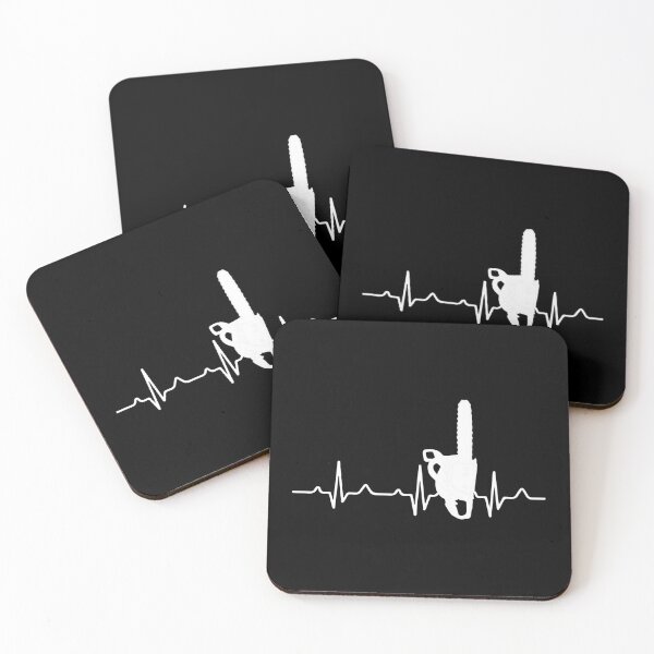 Artikelvorschau, Baumpfleger Kettensäge Herzschlag EKG Herzfrequenz: Baumchirurg Kletterer, Lustiges Baumpfleger Geschenk entworfen und verkauft von Adexyl.