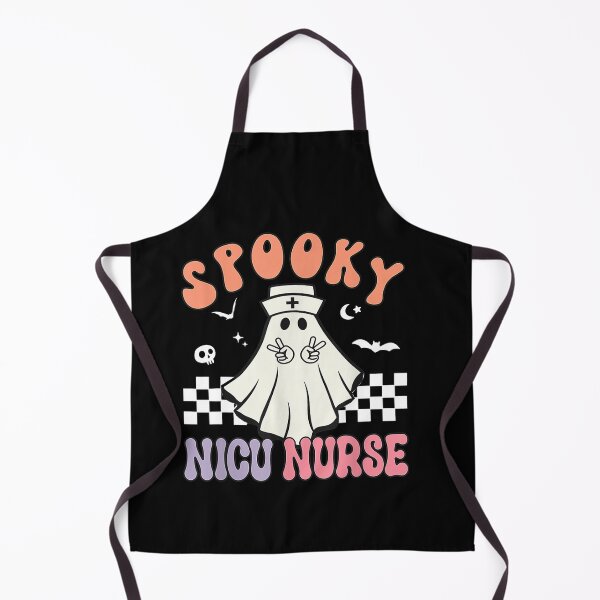 Item preview, Spooky NICU Nurse Halloween Autumn This Year, Ghost Retro RN Neonatal Nurse designed and sold by ftomstore.