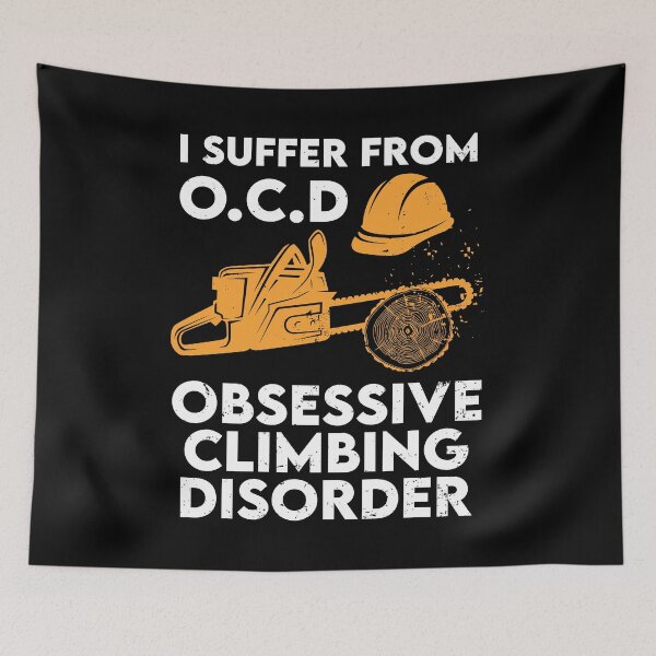 Item preview, Arborist I Suffer From OCD: Tree Surgeon Pun Climber, Funny Arborist Gift designed and sold by Adexyl.