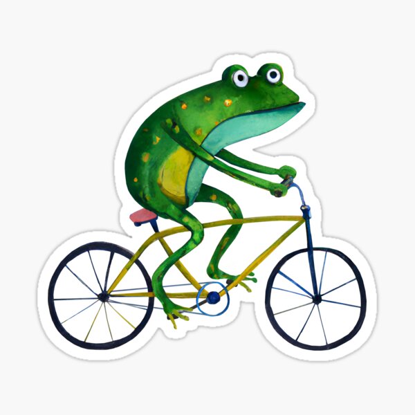 frog bike stickers