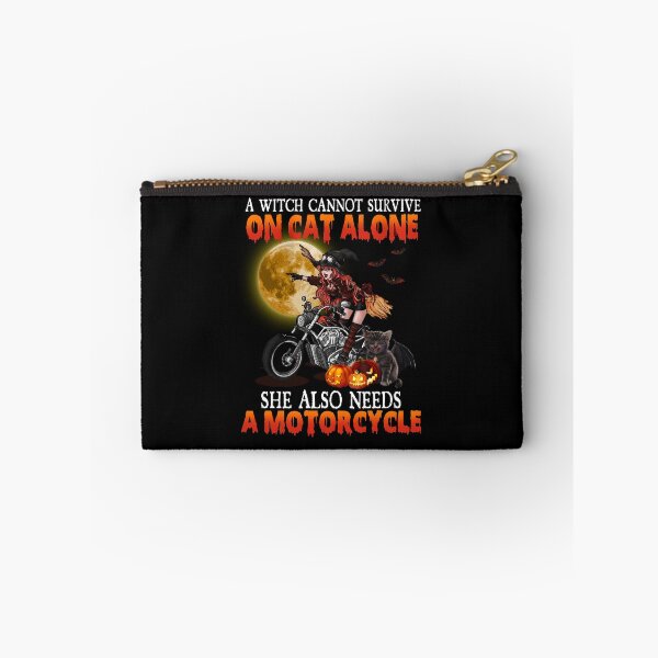 Item preview, A Witch Cannot Survive on Cat Alone She Also Needs a Motorcycle designed and sold by ElzaMathurinppi.