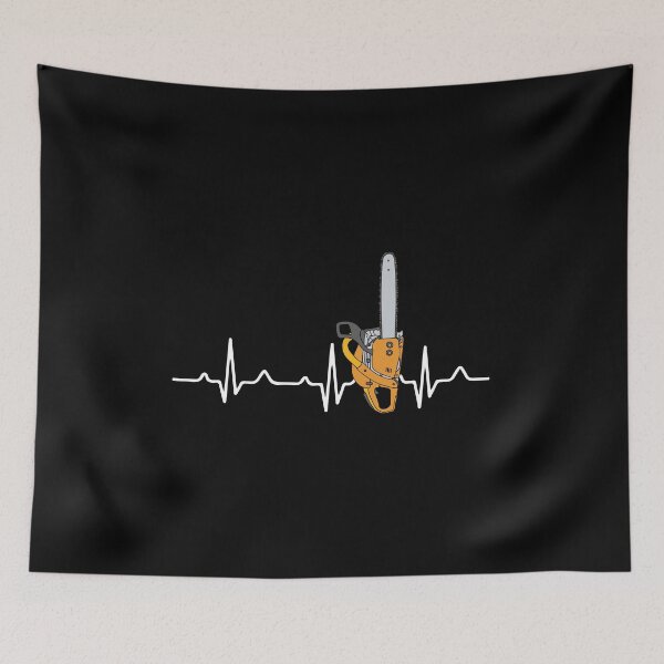 Item preview, Arborist Chainsaw Heartbeat EKG Heart Rate: Tree Surgeon Climber, Funny Arborist Gift designed and sold by Adexyl.