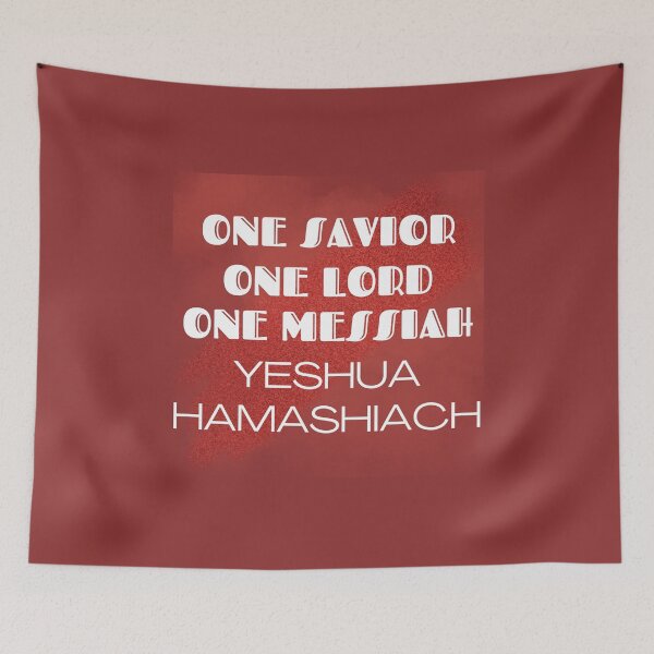 Item preview, ONE SAVIOR ONE LORD ONE MESSIAH YESHUA HAMASHIACH designed and sold by mench64.