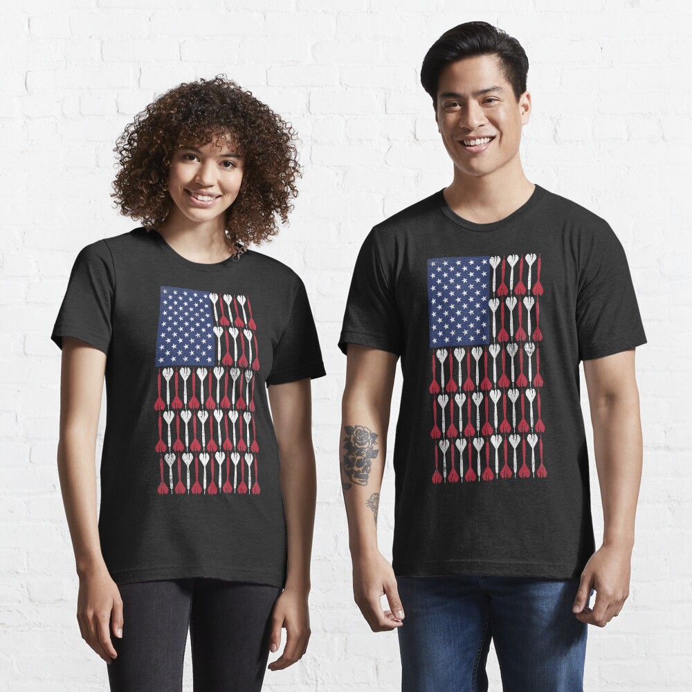 Vintage Flag > US Flag Made of Darts > Bullseye Essential T-Shirt