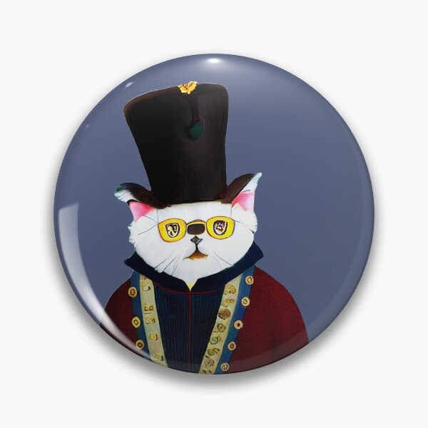 Item preview, cat dressed as nobleman with funny cylinder  designed and sold by Catator.