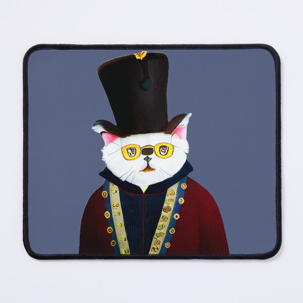 Item preview, cat dressed as nobleman with funny cylinder  designed and sold by Catator.