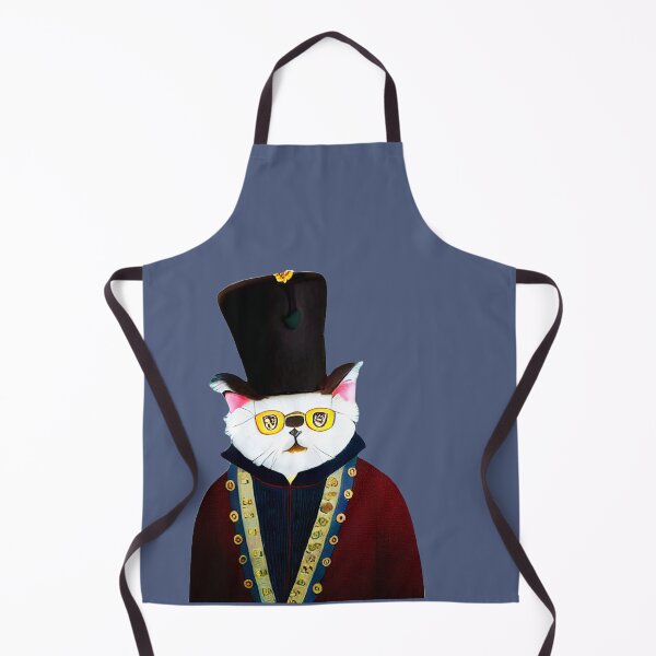Item preview, cat dressed as nobleman with funny cylinder designed and sold by Catator.