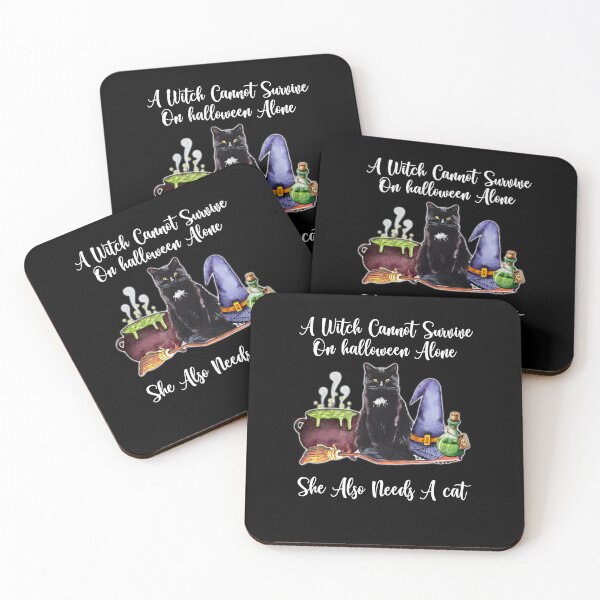 Item preview, A Witch Cannot Survive On Halloween Alone She Also Needs A Cat designed and sold by ElzaMathurinppi.