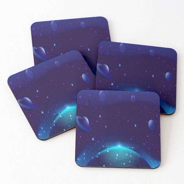 Item preview,  Cool blue nebula galaxy outer space Universe designed and sold by BEAUTY ⭐⭐⭐⭐⭐.