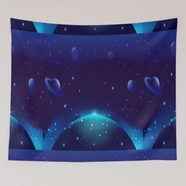 Item preview,  Cool blue nebula galaxy outer space Universe designed and sold by BEAUTY ⭐⭐⭐⭐⭐.