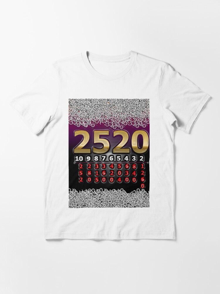 magic number 2520 Essential T-Shirt for Sale by MEXART2