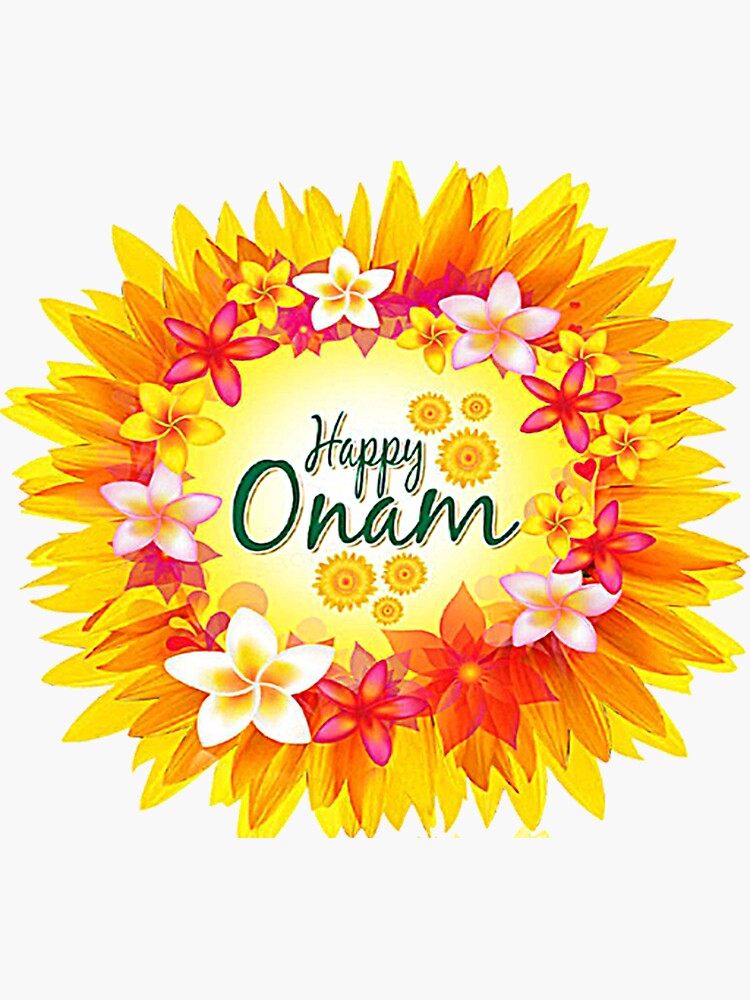 Happy Onam Sticker For Sale By Clothingforyou Redbubble