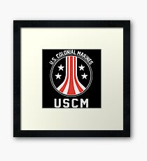 USCM US Colonial Marines T-Shirt Framed Print