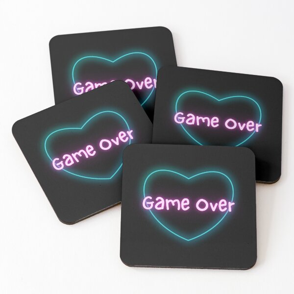 Item preview, Game Over <3 designed and sold by SilentNoiseArt.