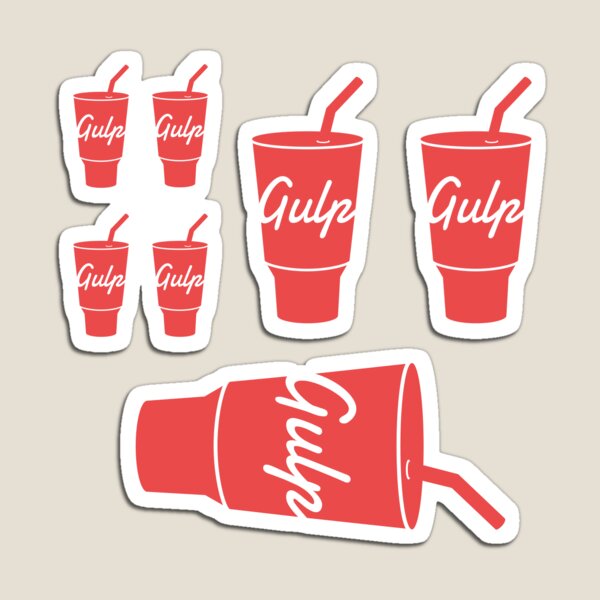 Gulp - Assorted sticker sheet Magnet