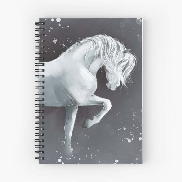 Item preview, Prancing White horse Artwork  designed and sold by Whimsicolourart.