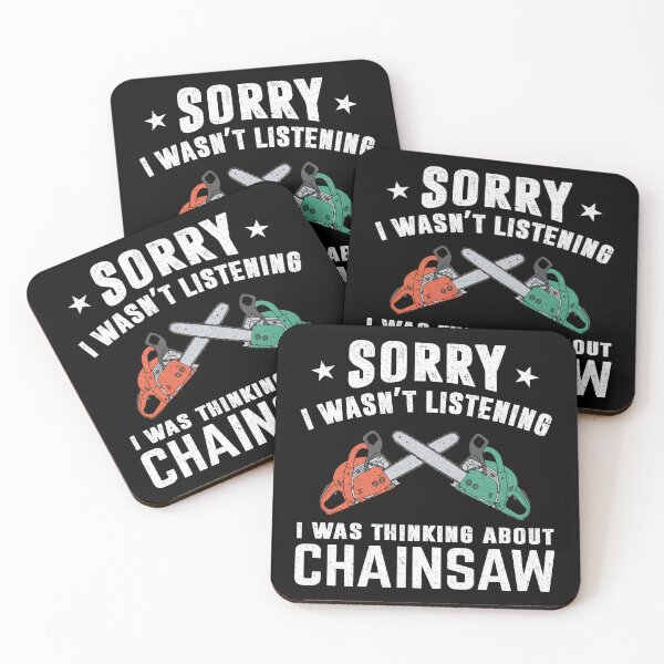 Item preview, Sorry I Wasn't Listening I Was Thinking About Chainsaw Arborist: Tree Surgeon Climber, Funny Arborist Gift designed and sold by Adexyl.