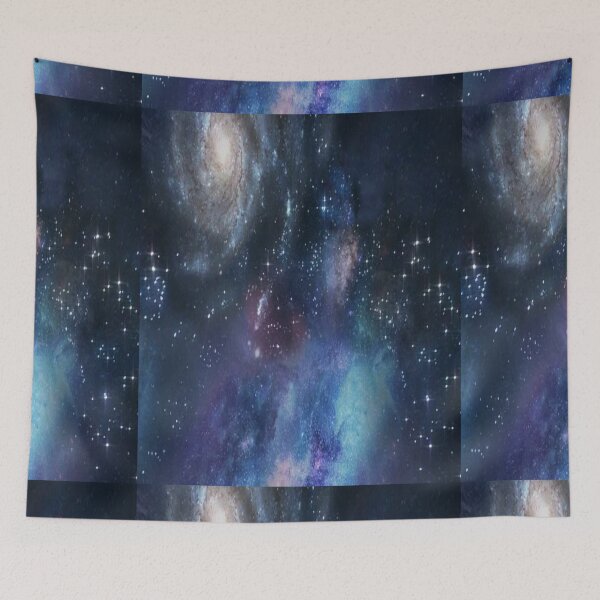 Item preview,    Cool blue nebula galaxy outer space Universe designed and sold by BEAUTY ⭐⭐⭐⭐⭐.
