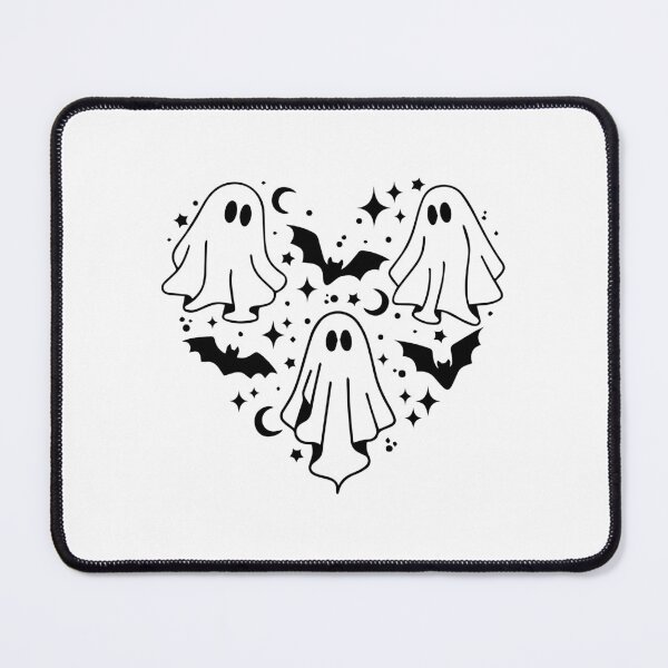 Item preview, Bat Ghost Heart Halloween designed and sold by SpookySeasonTee.