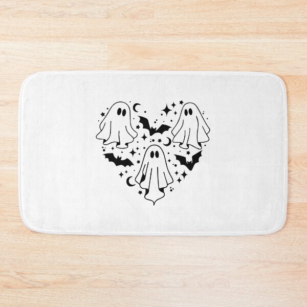Item preview, Bat Ghost Heart Halloween designed and sold by SpookySeasonTee.