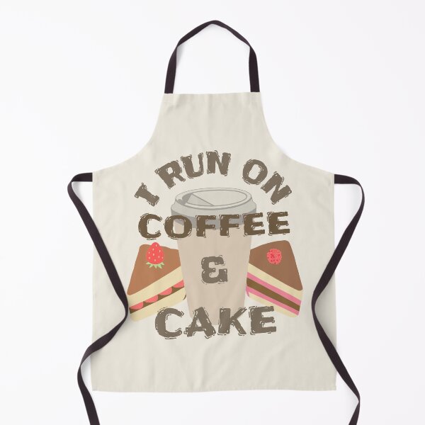 Item preview, Taupe I Run On Coffee And Cake, Coffee And Cake Fan Slogan designed and sold by TrulyEpoque.