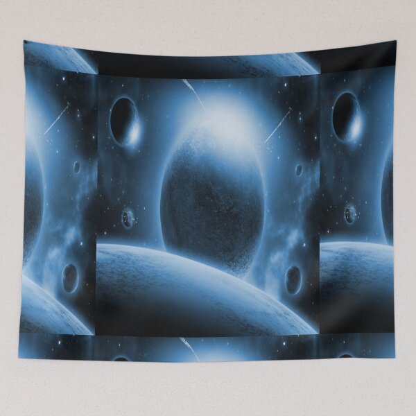 Item preview,    Cool blue nebula galaxy outer space Universe designed and sold by BEAUTY ⭐⭐⭐⭐⭐.