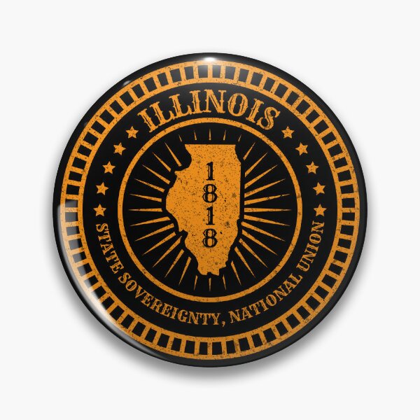 Item preview, Illionis State Map Slogan - IL The Land of Lincoln designed and sold by Ranggasme.