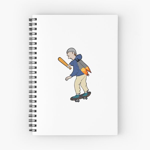 Item preview, Skateboard jet pack baseballbat  designed and sold by TrashyArtPlace.