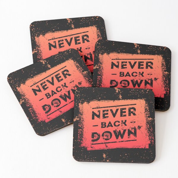 Item preview, Never back Down designed and sold by Foyod-com.