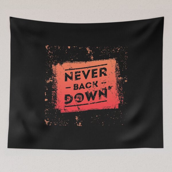 Item preview, Never back Down designed and sold by Foyod-com.