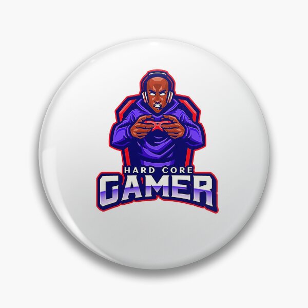 Item preview, Hard Core Gamer Controller Blue on Red designed and sold by Rorulent.