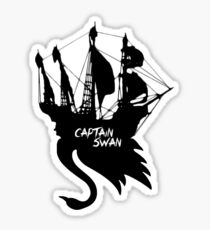 Jolly Swan Roger Sticker