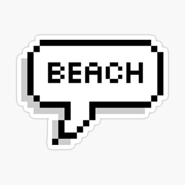 Bts Beach Stickers Redbubble - bts s jimin excuse me roblox id roblox music codes in 2020